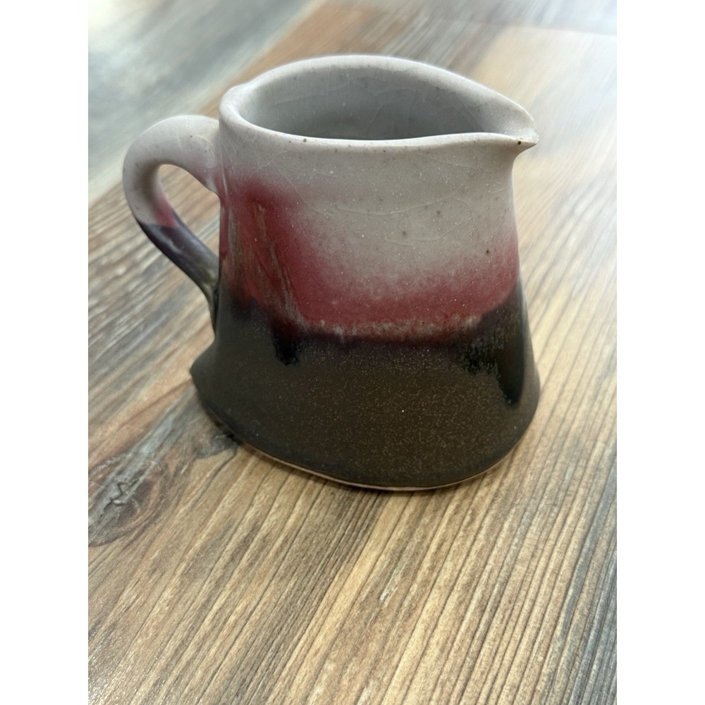 Perdian Clayworks Pottery Drip Glaze 3" Creamer Pitcher